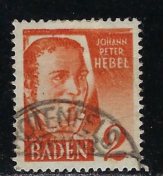 Germany - under French occupation Scott # 5N28, used