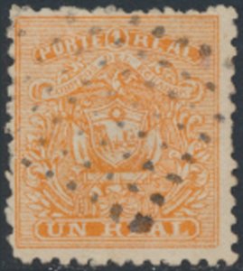 Ecuador  Sc# 10  Used  few  shorter perfs  see details  / scans