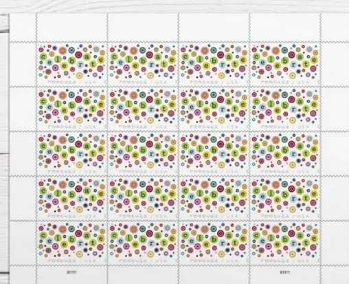 2020 CELEBRATE Forever stamps 5 sheets total 100pcs