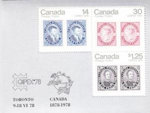 Canada Capex '78 Sheet. Lot of Ten (10)  VF/NH