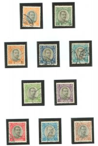 Iceland #O40-O49  Single (Complete Set)