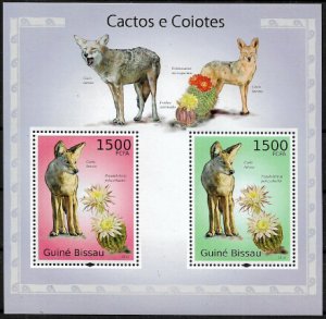 Guinea-Bissau Michel's #Block 865 MNH S/Sheet - Coyotes