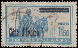 Ivory Coast #109, Incomplete Set, 1924-1927, Used