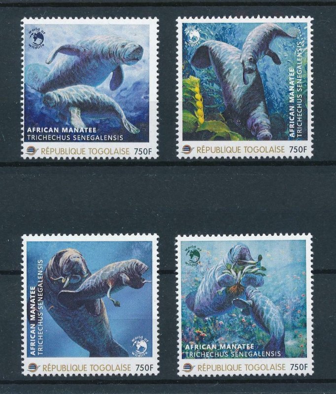 [107933] Togo 2012 Marine life African Manatee  MNH