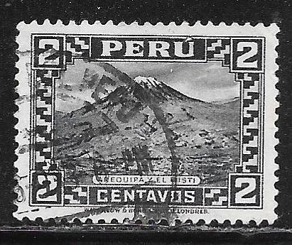 Peru 306: 2c Arequipa and El Misti, used, F-VF