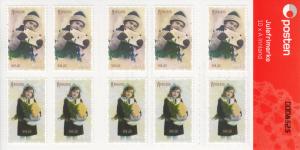 Norway 2011 Booklet 5 of each A Innland Children holding letter, gift - Chris...