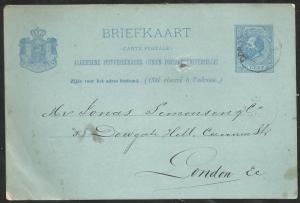 Netherlands, Government Postal Card