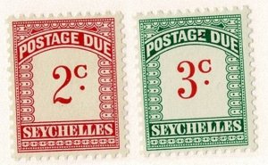 Seychelles #J9-10 MH dues