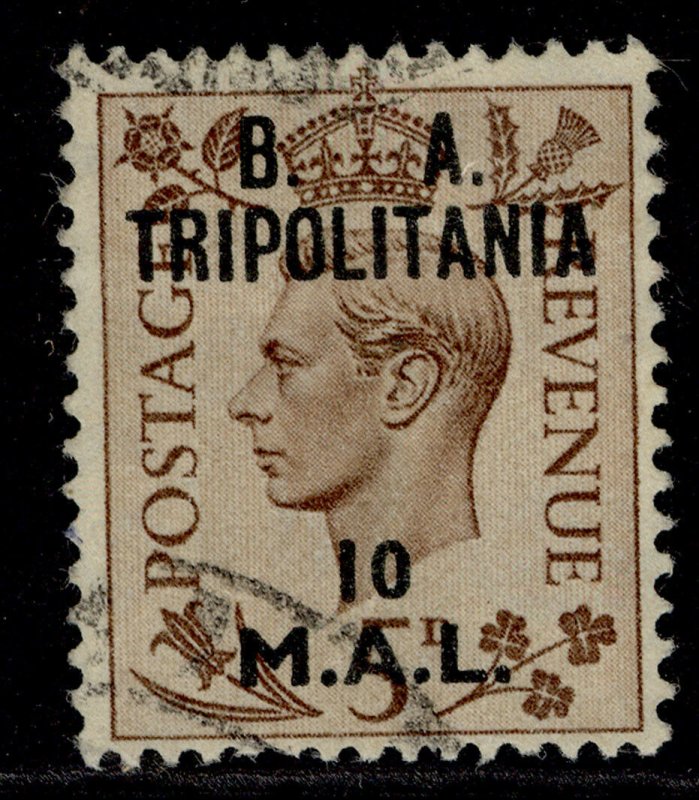 BRITISH OC OF ITALIAN COLONIES GVI SG T20, 10l on 5d brown, FINE USED.