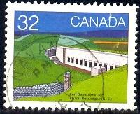 Fort Beausjour, New Brunswick, Canada stamp SC#992 used