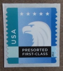 US #4587 (25c) Eagle MNH presorted first-class coil (2012)