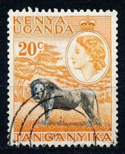 Kenya Uganda & Tanganyika #107 Single Used