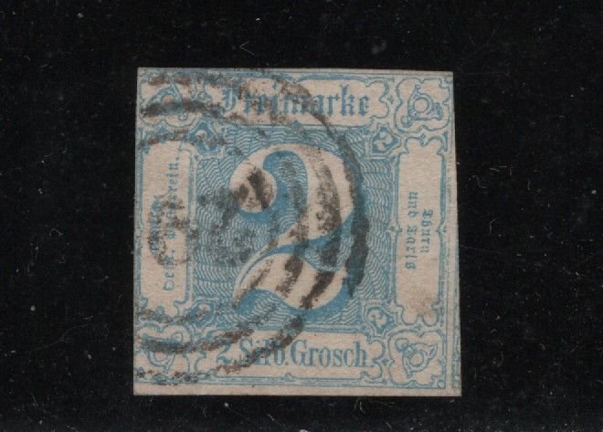 Thurn & Taxis #19    used  F-VF  - Lakeshore Philatelics