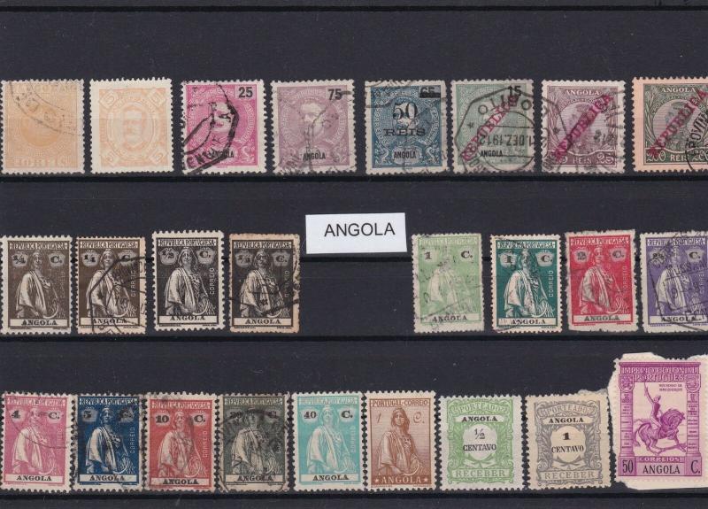 angola stamps ref 16427