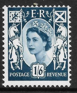 Sg XS27a S13a 1/6 Scotland with phosphor omitted UNMOUNTED MINT 