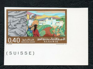 1973 - Algeria - Imperforated - Imperf - Agrarian Revolution- Architecture-MNH** 