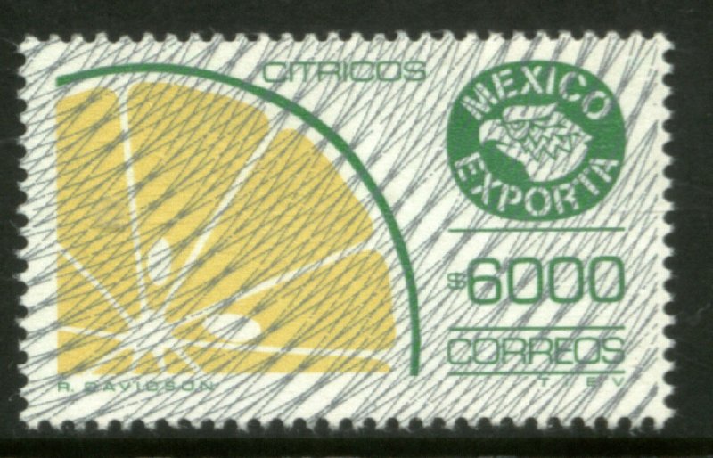 MEXICO Exporta 1769, $6000P CITRUS FR Fluo Paper 13 W/BURELAGE. MINT, NH. F-VF.