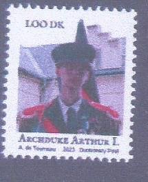 DUCKIONARY POST - 2023 - Archducal Portrait -Perf Single Stamp-Mint Never Hinged