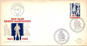 Netherlands 1965 - 300 Years of the Marine Corps - Rotterdam - F66555