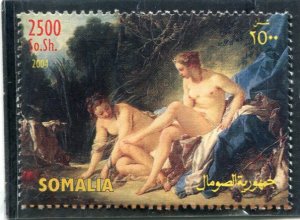 Somalia 2004 FRANCOIS BOUCHER Nudes Paintings 1 value Perforated Mint (NH)