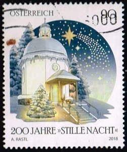 Austria 2018,Sc.#2774 used 200th Anniversary of the Christmas carol Silent Night