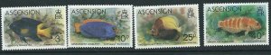 ASCENSION SG270/3 1980 FISH  MNH