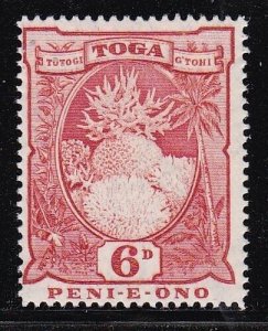 Album Treasures Tonga Scott # 46  6p  Coral Formations Mint NH