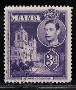 MALTA Scott # 197 Used - KGVI & St John's Cathedral