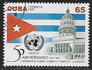 Cuba # 3890 - UN Conference - unused CTO.....{Z26}