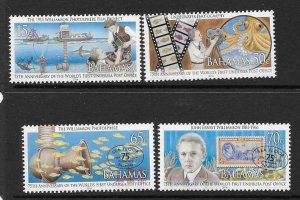 BAHAMAS SG1680/3 2014 WORLDS FIRST UNDERSEA POST OFFICE  MNH