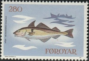 Faroe Islands, #98 Unused  From 1983