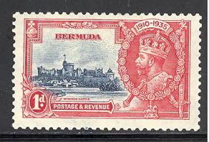 Bermuda 100 mint hinged SCV $ 0.60 (RS)