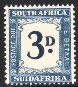 1948 - 1949 South Africa postage due 3 pence issue Sc# J37 MNH CV $16.00