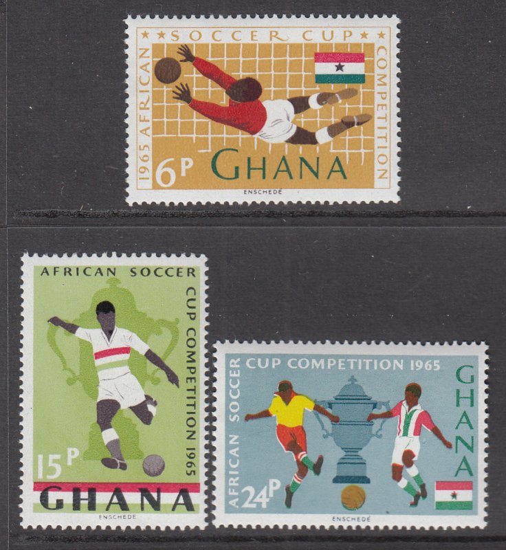 Ghana 233-235 Soccer MNH VF