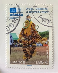 France, UNESCO, 2023 Scott 2086 used - 1.80€, Intangible Cultural Heritage, 20th