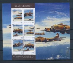 [81195] Guinea Bissau 2012 Second World war Bombing Raids Sheet MNH