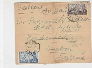General Sir Francis Reginald Wingate 1947 Airmail Spain Stamps Cover ref R17311