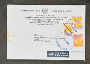 CM) 2004. BRAZIL. MUSICAL INSTRUMENTS. FDC. UNITED NATIONS. COVER.  XF