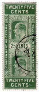 (I.B) Ceylon Telegraphs : 25c (not Colombo)