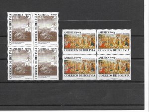 BOLIVIA 1992 500th anniv. of Discovery of America History América Upaep in Block