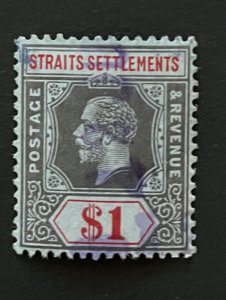 Straits Settlements Sc. #165, used