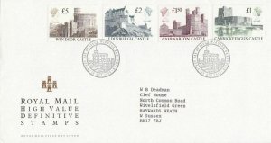 HIGH VALUE DEFINITIVES 1988  FIRST DAY COVER WITH SPECIAL CANCELS. REF 1332