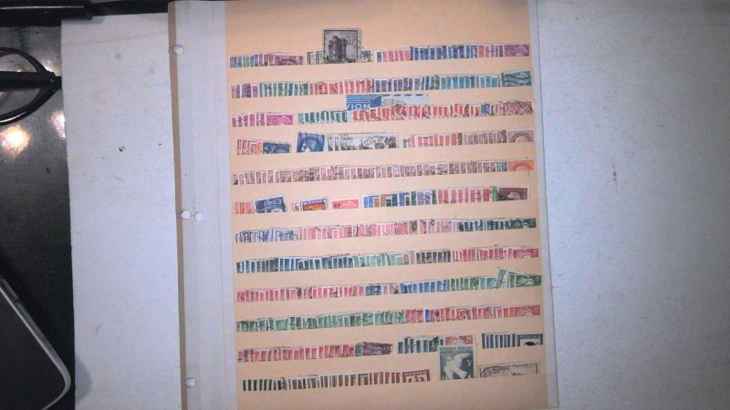 FRANCE COLLECTION ON STOCK SHEET MINT/USED