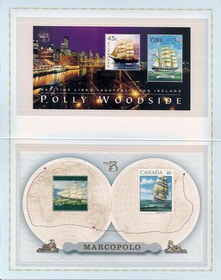 Canada: S/S Sheet (x2) Ship Marco Polo, Polly Woodside