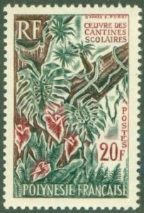 FRENCH POLYNESIA 216 MNH CV $20.00 BIN $11.50