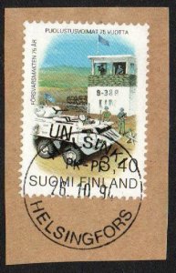 Finland Sc #915 Used on piece