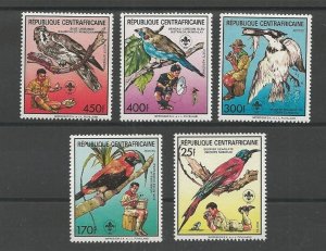 1988 Boy Scouts Central Africa birds