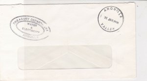Anguilla Valley 1991 Treasury Dept. Water & Elec Cancel Stamps cover ref R 18084
