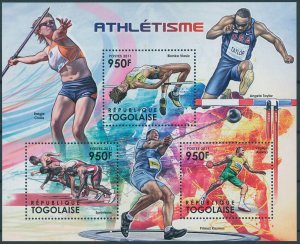 Togo 2011 MNH Sports Stamps Athletics High Jump Blanka Vlasic Sprinters 3v M/S