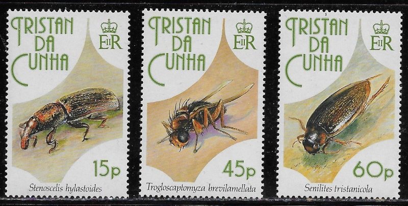 Tristan da Cunha Scott #'s 521 - 523 MNH